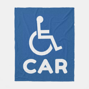 Couverture Polaire Voiture Handicapée