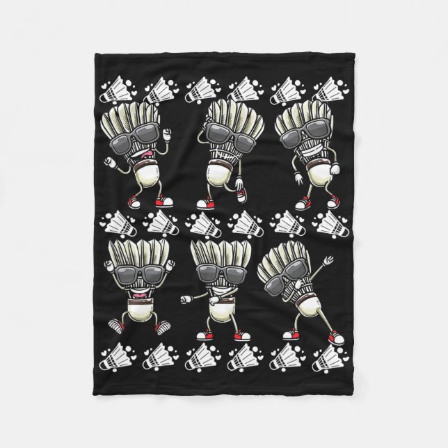 Couverture Polaire Volant de badminton Danser 4 (Devant)