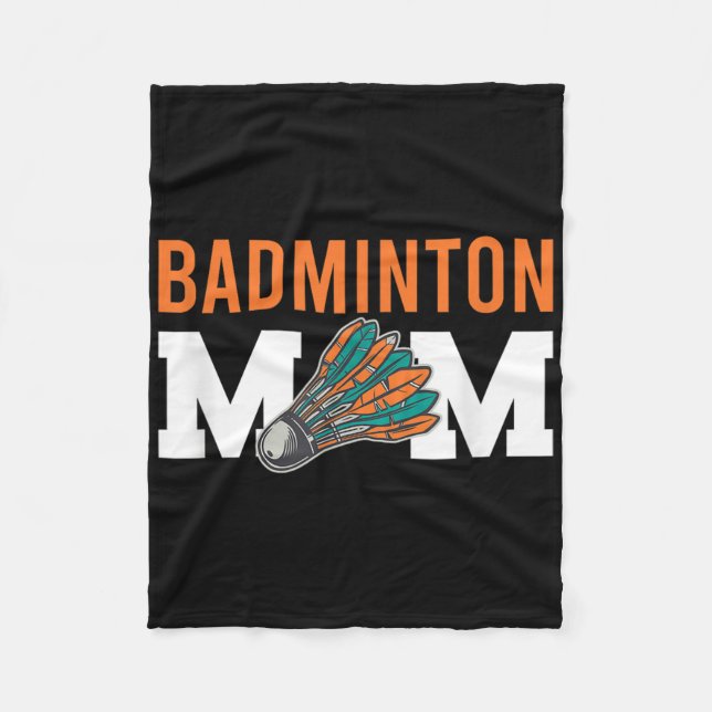 Couverture Polaire Volant de badminton Sayings (Devant)