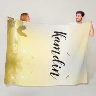 Couverture Polaire Volet personnalisée Lancer Sunny Morning Compteur