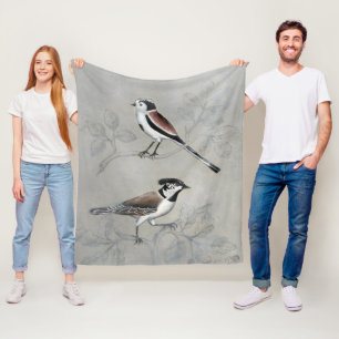 Couverture Polaire Volière argentée   une paire