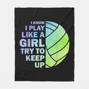 Couverture Polaire Volley-ball cool Pour Femmes Filles Jeune Volley-b