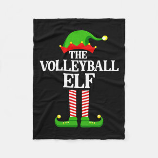 Couverture Polaire Volleyball Elf Family Matching Group Funny Christa