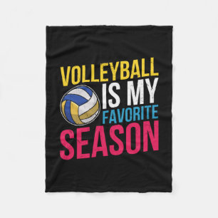Couverture Polaire Volleyball Is My Favorite Season