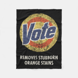 Couverture Polaire Vote Detergent Funny Vintage