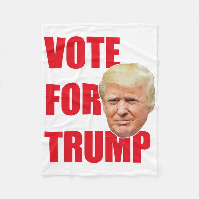 Couverture Polaire Votez pour Trump  (Devant)