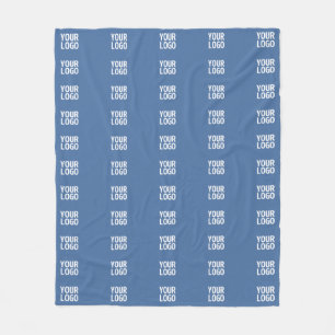 Couverture Polaire Votre logo ou image Motif de bandes verticales
