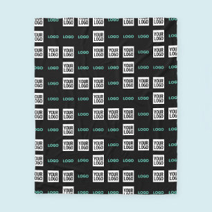 Couverture Polaire Votre logo ou image Zig Zag Motif avec deux imag