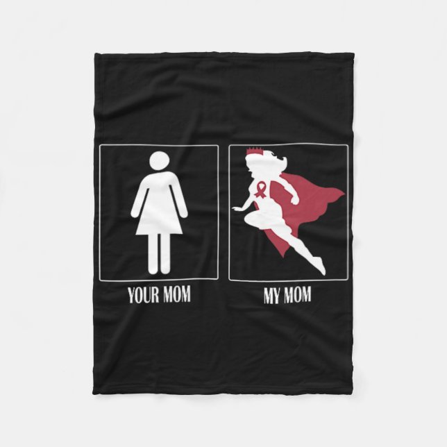 Couverture Polaire Votre Maman Vs Ma Maman Faucille Guerrier Cellulai (Devant)