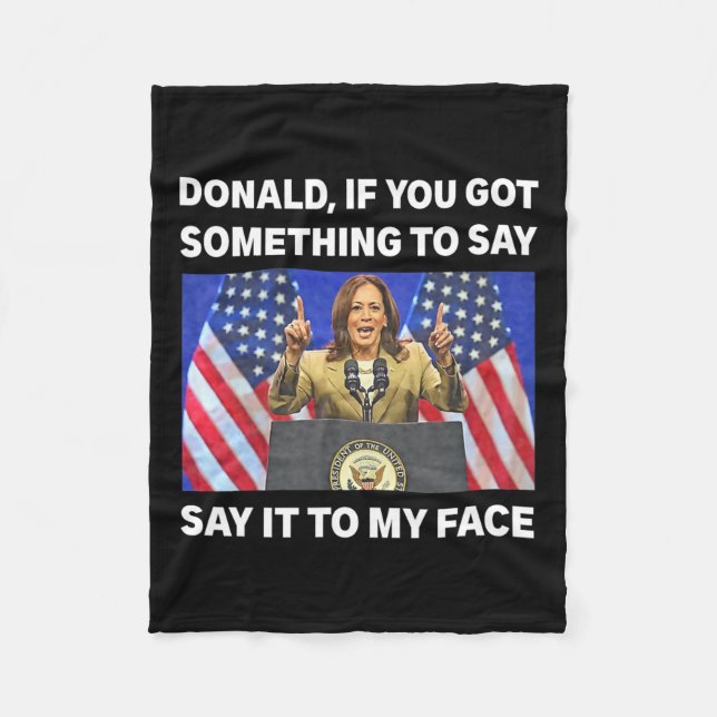 Couverture Polaire Vous Avez Quelque Chose À Dire Kamala Harris Premi (Devant)