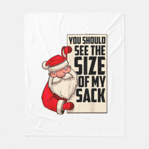 Couverture Polaire Vous Devriez Voir La Taille De Mon Sack Drôle Père