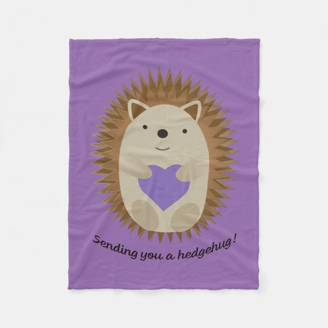 Couverture Polaire Vous envoyer un hérisson de Hedgehug (Devant)