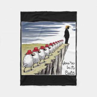 Couverture Polaire Vous êtes dans une secte - Anti Trump drôle