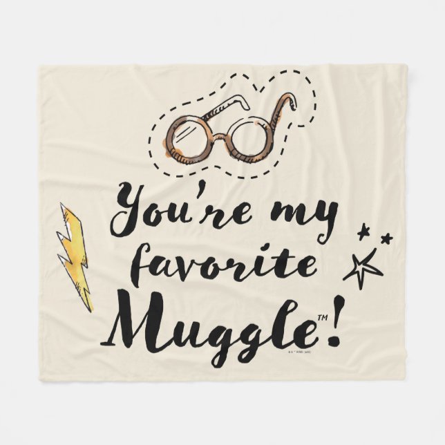 Couverture Polaire Vous êtes My Favorite Muggle™ (Devant (Horizontal))
