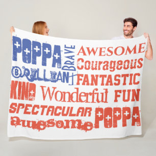 Couverture Polaire Vous êtes un merveilleux nom personnalisé Red Wh