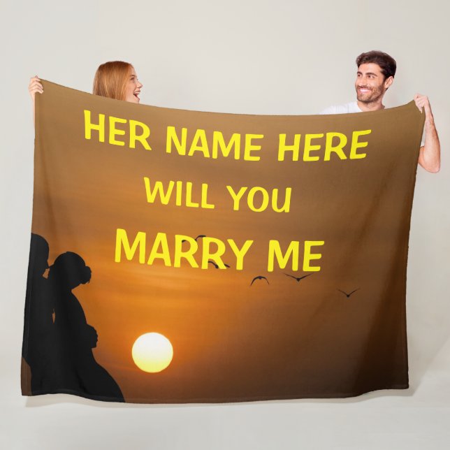 COUVERTURE POLAIRE VOUS M'ÉPOUSEREZ (En situation)