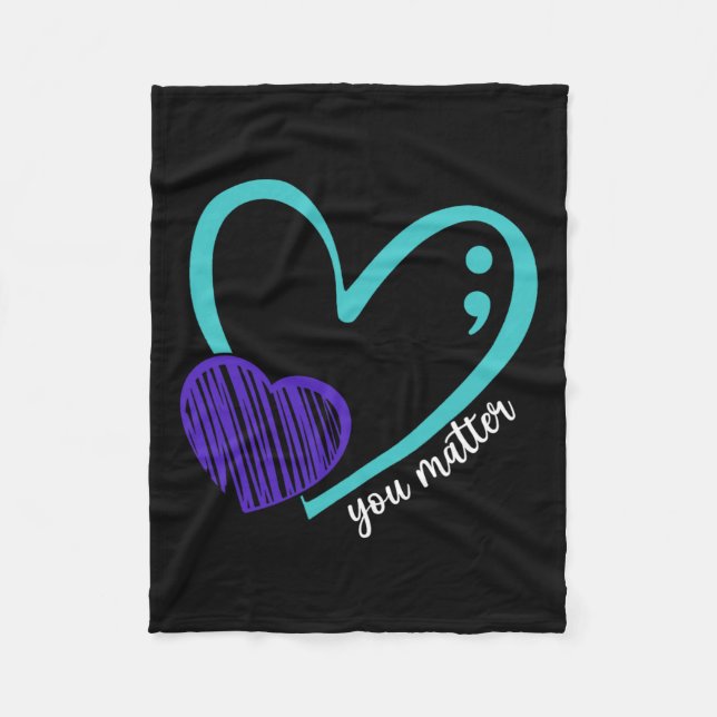 Couverture Polaire Vous Problème Prévention Suicide Sensibilisation T (Devant)