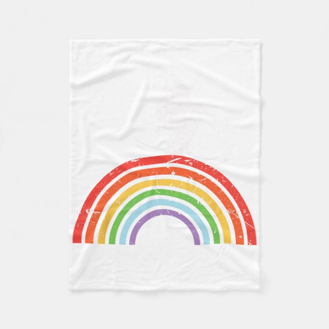 Couverture Polaire Voyage à ski Ski Rainbow  (Devant)