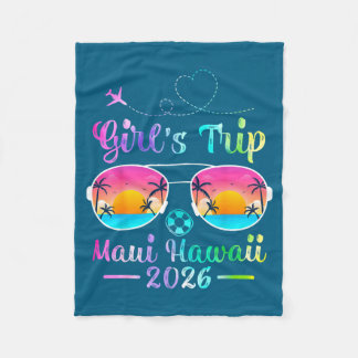 Couverture Polaire Voyage de filles à la plage d'Hawaii 2026 ambiance