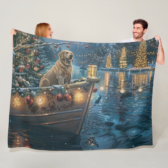 Couverture Polaire Voyage de Noël festif au Labrador (En situation)