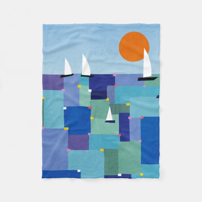 Couverture Polaire Voyage en mer radiant (Devant)
