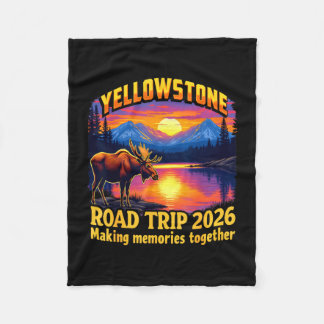 Couverture Polaire Voyage rétro à Yellowstone 2026 vacances d'été