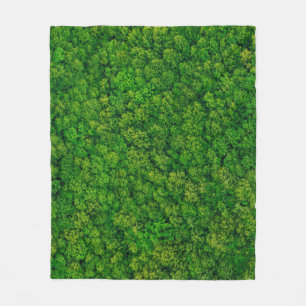 Couverture Polaire Vue de la forêt du dessus, vue aérienne du dessus