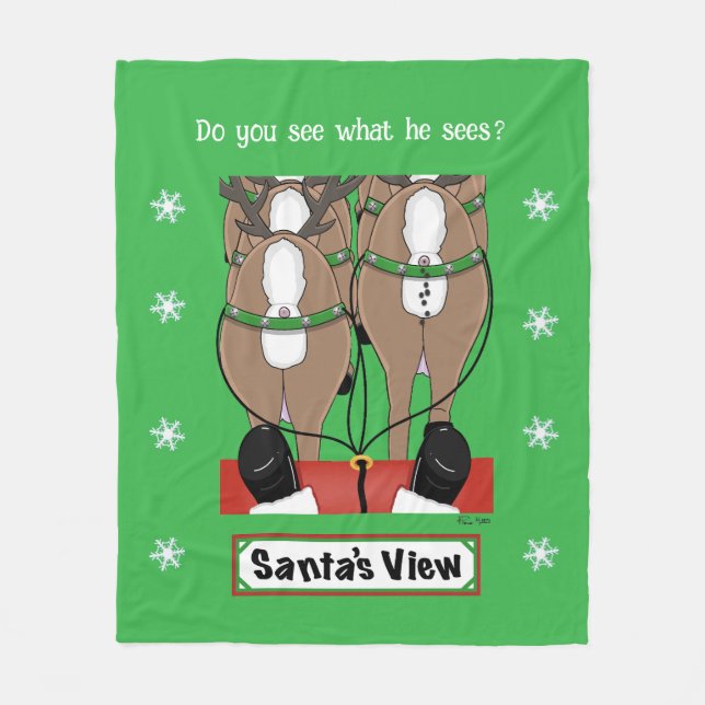 Couverture Polaire Vue père Noël (Devant)