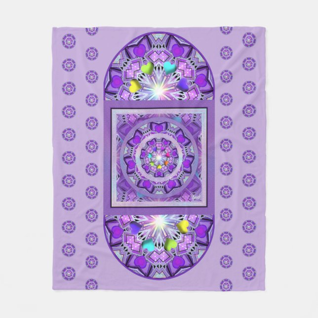 Couverture Polaire W2 pourpre (Devant)