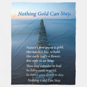 Couverture Polaire Walkway onto the ocean with wooded pillions