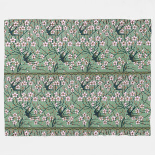 Couverture Polaire Walter Crane Hirondelles et amandes