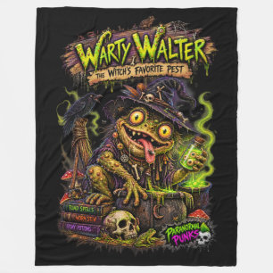 Couverture Polaire Walter Wartueux - Plaid Polaire Paranormal Punks