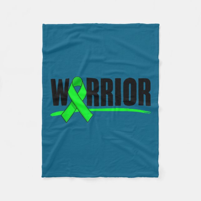 Couverture Polaire Warrior Depression Anxiety Mental Health Awareness (Devant)