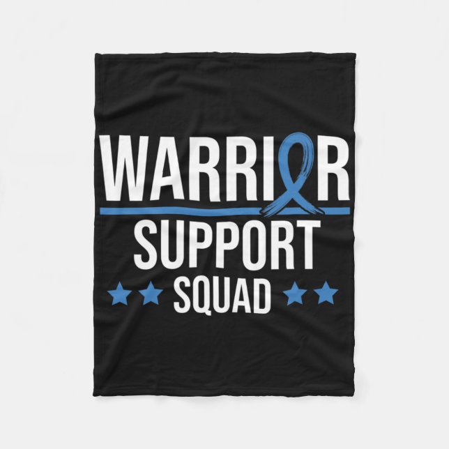 Couverture Polaire Warrior Support Squad Diabetes Awareness  (Devant)
