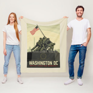 Couverture Polaire Washington, DC Mémorial de guerre du Corps marit