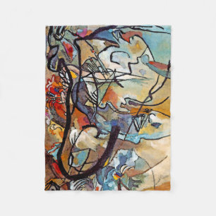 Couverture Polaire Wassily Kandinsky - Composition cinq art abstrait