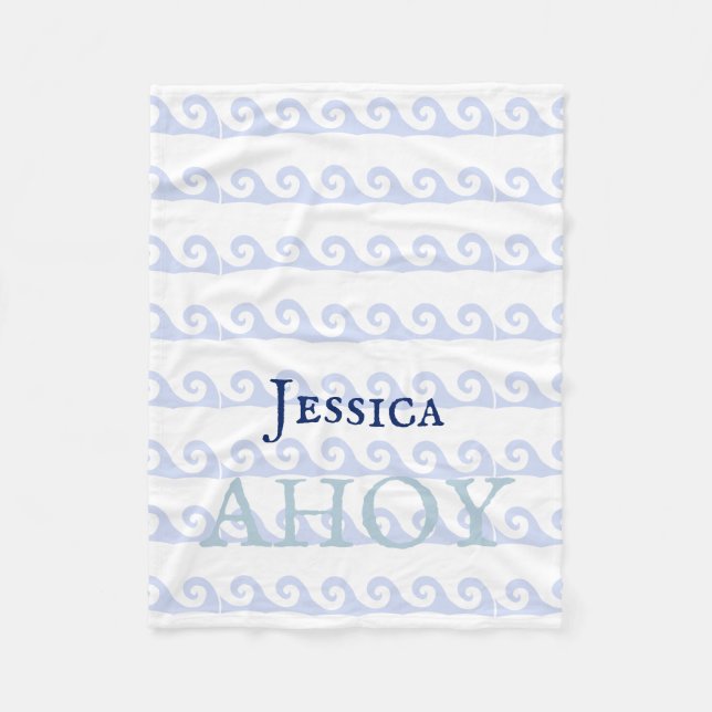 Couverture Polaire Waves (Devant)