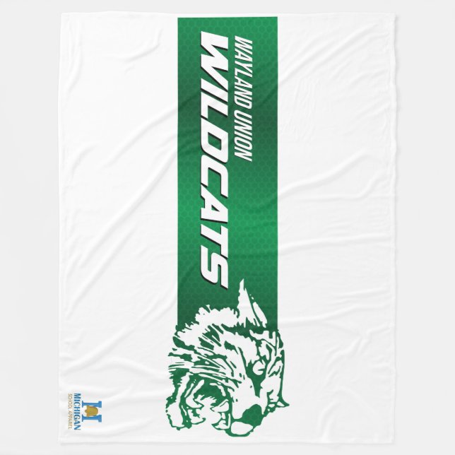 Couverture Polaire Wayland Union Wildcats #2 (Devant)