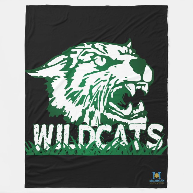 Couverture Polaire Wayland Union Wildcats #4 (Devant)