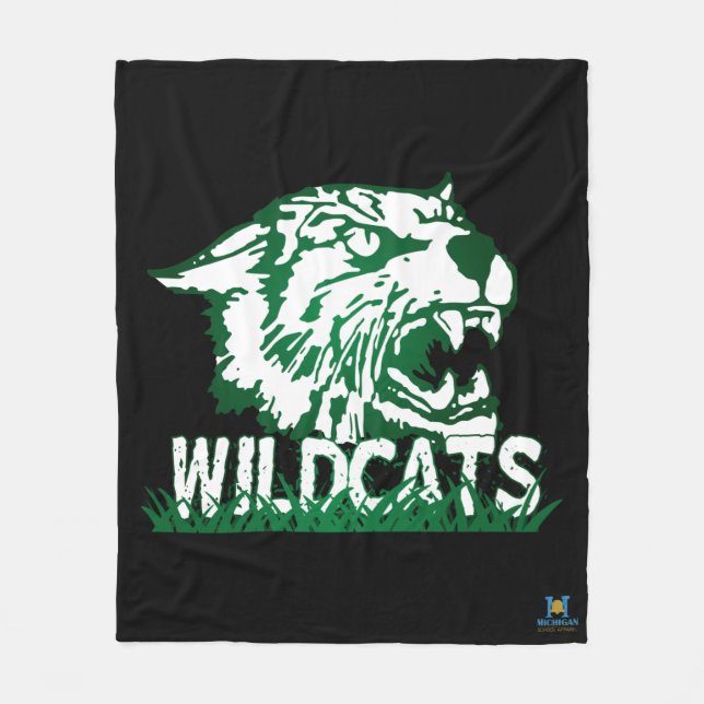 Couverture Polaire Wayland Union Wildcats #4 (Devant)