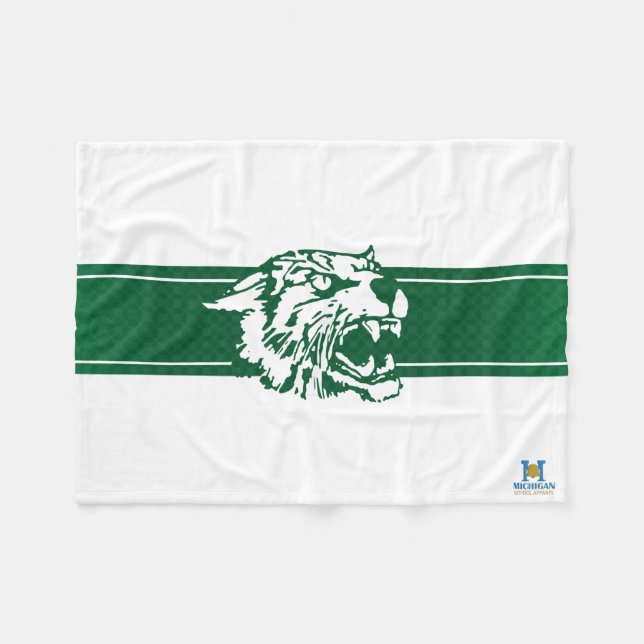 Couverture Polaire Wayland Union Wildcats #7 (Devant (Horizontal))