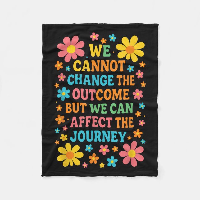 Couverture Polaire We Cannot Change The Outcome - Hosce Nurse Care  (Devant)