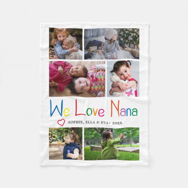 Couverture Polaire We Love Nana Photo Collage (Devant)