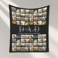 We Love You Papa Personnalisé 64 Photo Collage