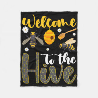 Couverture Polaire Welcome To The Hive Bee Teacher Back To School