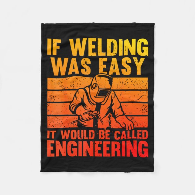 Couverture Polaire Welding Novelty For Men Women Mig Tig Welder Weldi (Devant)