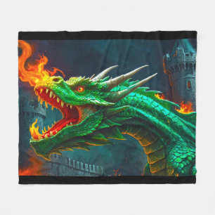Couverture Polaire Welsh Dragon fournit le chauffage pour le château 