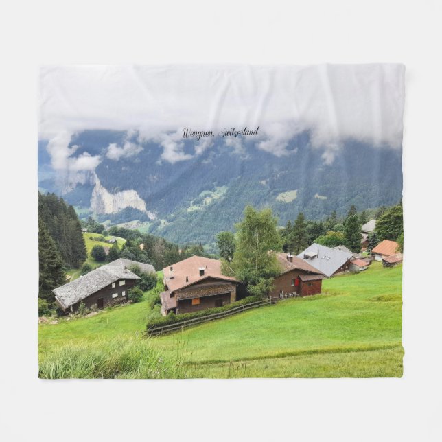 Couverture Polaire Wengen, Suisse (Devant (Horizontal))