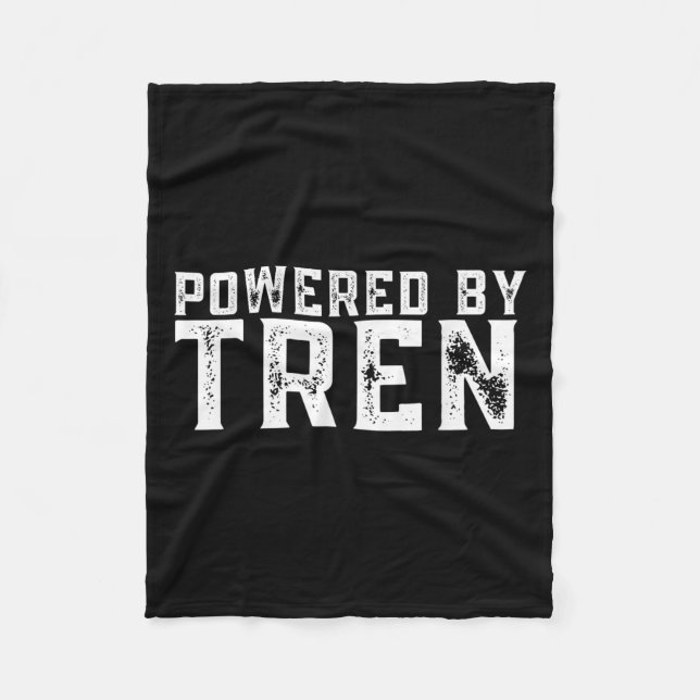 Couverture Polaire Wered By Tren _ Legalize Anabolic Steroids _ Funny (Devant)