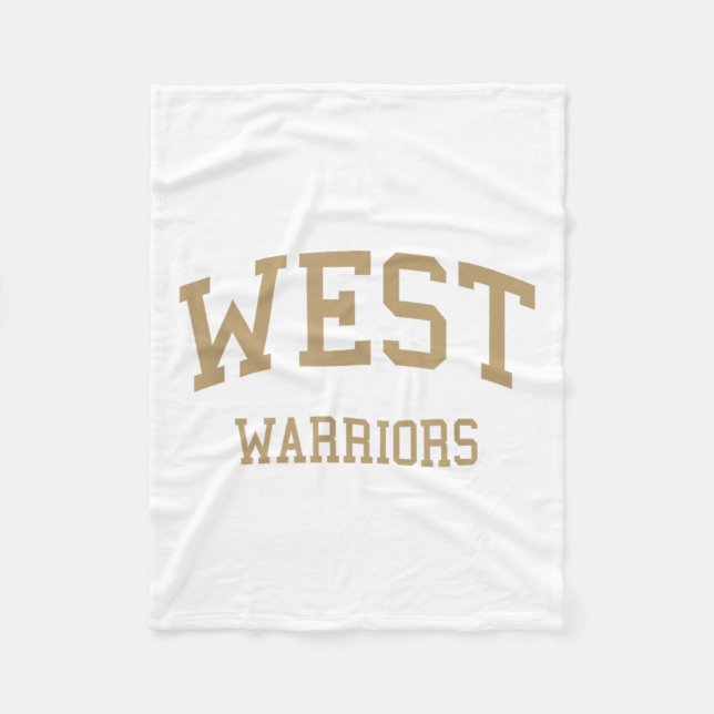 Couverture Polaire West High School A Torrance Ca Retro Sports (Devant)